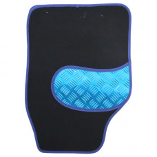 CAR MAT SET 4PC W/PVC BACK