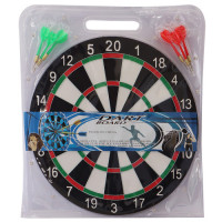 SPORT DART BOARD W/6 DARTS 41CM