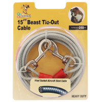 PET DOG CABLE TIE 15ft 250lb
