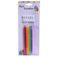 CANDLE BIRTHDAY LONG 12s MULTICOLOR