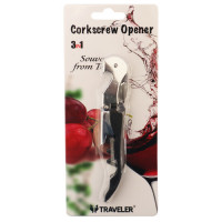 BOTTLE OPENER 3IN1 W/CORKSCREW MTL&PL BOTTLE OPENER 3IN1 W/CORKSCREW MTL&PL