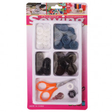 HABBY SEWING SET 39PCS W/SCISSORS+COTTON