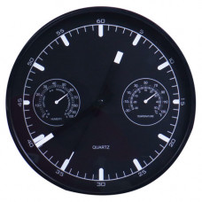 CLK WALL 30X30CM RND W/COMPASS DIAL