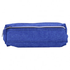 BTS PENCIL CASE 21X8CM 2 ZIP DENIM LOOK