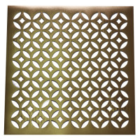 PLACEMAT 38CM SQR W/CIRCLE+SQRS SILVER