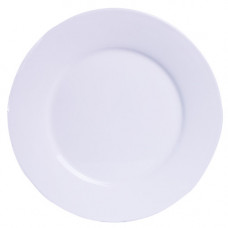 CER PLATE 23CM RND PLAIN FLAT