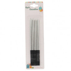 CANDLES BIRTHDAY STICKS SILVER/GOLD