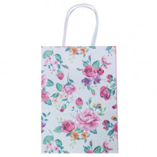 GIFT BAG 21X15CM W/FLORAL DESIGN SML