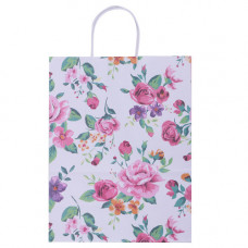 GIFT BAG 25.5X33X12.5CM ASRTD FLRL PRINT