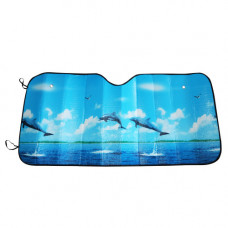 CAR SUN SHADE PRINTED DESIGN