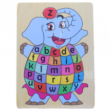 PUZZLE ELEPHANT W/ALPHABETS