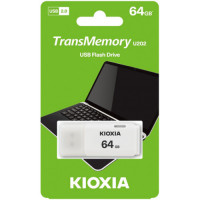 USB FLASH 64GB KIOXIA WHITE U202W USB2.0