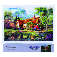 PUZZLE 500PC 52X38CM ASST