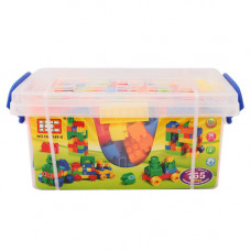 TOY BLOCK 165PCS W/CONTAINER HC-049-6