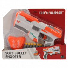 TOY GUN SOFT BULLETS SUPER WEAPON 9PCS