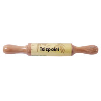 ROLLING PIN WOODEN 31CM TELEPOINT