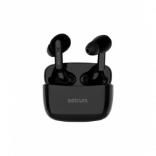ASTRUM EARBUDS W/LESS+CASE BLACK ET320