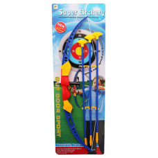 TOY BOW AN ARROW SET W/TARGET 4PCS