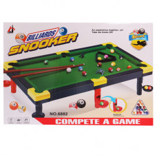TOY SNOOKER SET BILLIARDS 6882