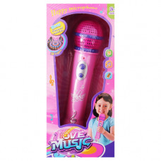 TOY MICROPHONE W/LIGHT & MUSIC 6812A
