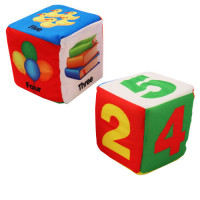 TOY BABY DICE SOFT W/NUMBERS&PICTURES 2s TOY BABY DICE SOFT W/NUMBERS&PICTURES 2s