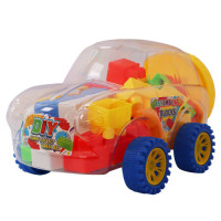 TOY BLOCK 24PCS CAR CLEAR 136-92