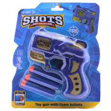 TOY GUN W/FOAM BULLETS 4PCS HW-507A