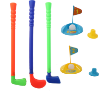 TOY GOLF SET 9PCS SUPER SPORT IN NET