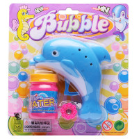 TOY BUBBLE GUN DOLPHIN+BUBBLES