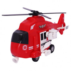 TOY HELICOPTER RESCUE W/SOUND+LIGHT 1:16