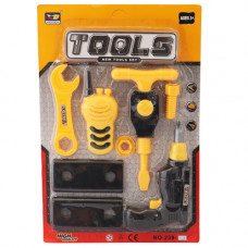 TOY TOOL SET W/DRILL+2WAY RADIO 8PCS