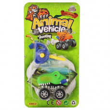 TOY ANIMAL VEHICLE ASSTD W/SHOOTING KEY