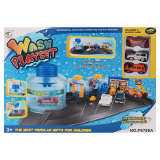 TOY CAR WASH PLAYSET W/3CARS P6788A