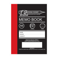 BK A6  96P HC MEMO BOOK H/COVER