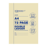 BK A4 72P DOUBLE LEDGER BK A4 72P DOUBLE LEDGER