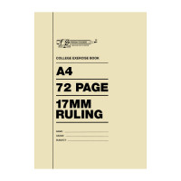 BK A4 72P 17MM RULING
