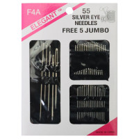 HABBY NEEDLES 55PCS ASST SIZES