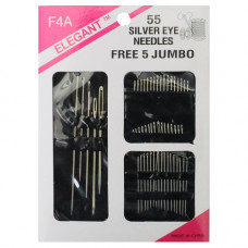 HABBY NEEDLES 55PCS ASST SIZES