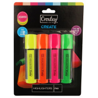 BTS HIGHLIGHTER 4s CROXLEY ASST COLS BTS HIGHLIGHTER 4s CROXLEY ASST COLS