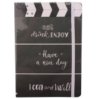 BTS NOTE BOOK 14.5CMX21CM ASST W/SAYING