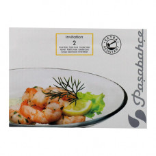 GLW PLATE 2s OVAL INVITATION 15CM