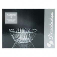 GLW BOWL 3s AURORA RIBBED 14CM