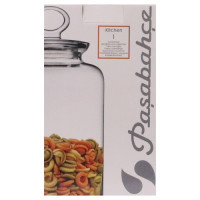GLW JAR 2.5LT KITCHEN CLR LID W/RING