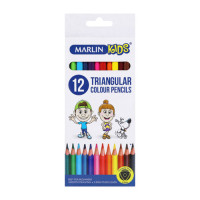 BTS COLOUR PENCIL 12s MARLIN TRIANG LONG