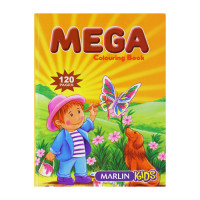 BK COLOURING 120PG MEGA BOOK