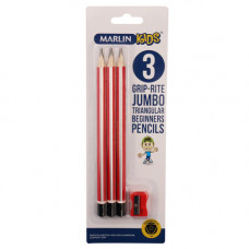 BTS PENCIL  3s JUMBO BEGGINERS TRI 2B