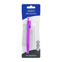 BTS ERASER  W/2REFILL RETRACTABLE