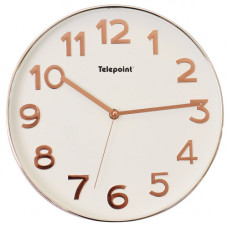CLK WALL 28CM X 28CM ROUND TELEPOINT