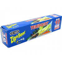 KITCHEN BAGS ZIPnSEAL 10PC TELEPOINT