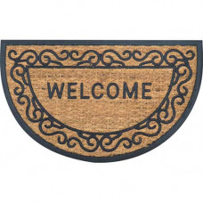 MAT 45X75 RUBBER COIR WELCOME TELEPOINT